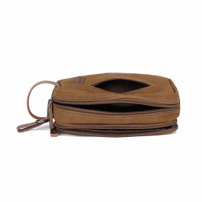 Multifunctional Toiletry & Travel Organizer Bag - Canvas Makeup Bag