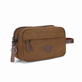 Multifunctional Toiletry & Travel Organizer Bag - Canvas Makeup Bag