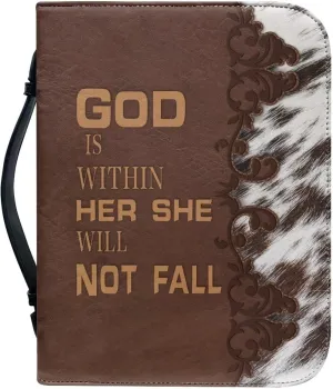 Mumeson Bible Covers for Women Leather Bible Carrying Case Organizer Bag Standard Size Large Capacity Bible Holder