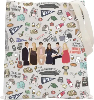 POFULL TV Show Inspired Gift TV Show Characters Cosmetic Bag For Friend Gift