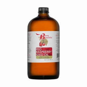 Red Raspberry Seed Oil - 32 fl oz - Cold-pressed from Raspberries grown by Northwest Berry Co-op farmers