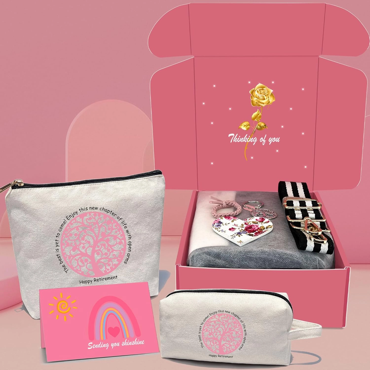 Retirement Gifts for Women – Funny Retired Baskets, Happy Retirement Gift Baskets for Mom Teacher Nurse Coworker Retirees Ages 60 70 80