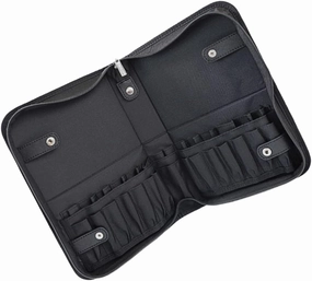 SAFIGLE Travel Portable Makeup Brush Storage Case Slots Cosmetic Organizer for Brushes and Beauty Tools for Travel and Daily Use
