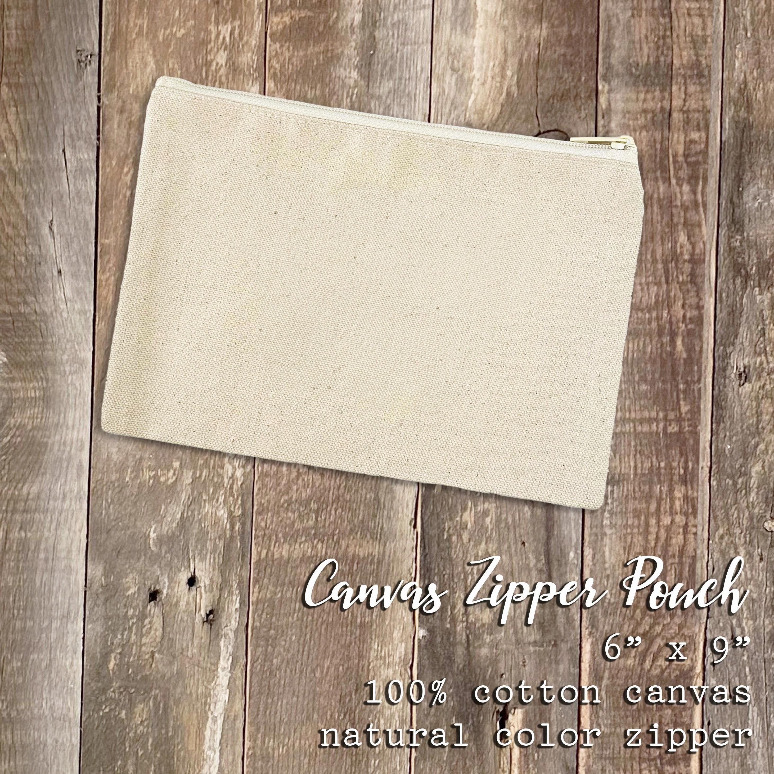 Shamrock Bunch - St. Patrick's Day Canvas Zipper Pouch