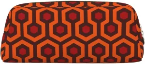 Shining Overlook Print Pencil Case With Zipper, Large Capacity Pen Bag For Pencils, Leather Pouch For Travel