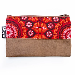 Shwe Shwe Mexico Leather Look Clutch