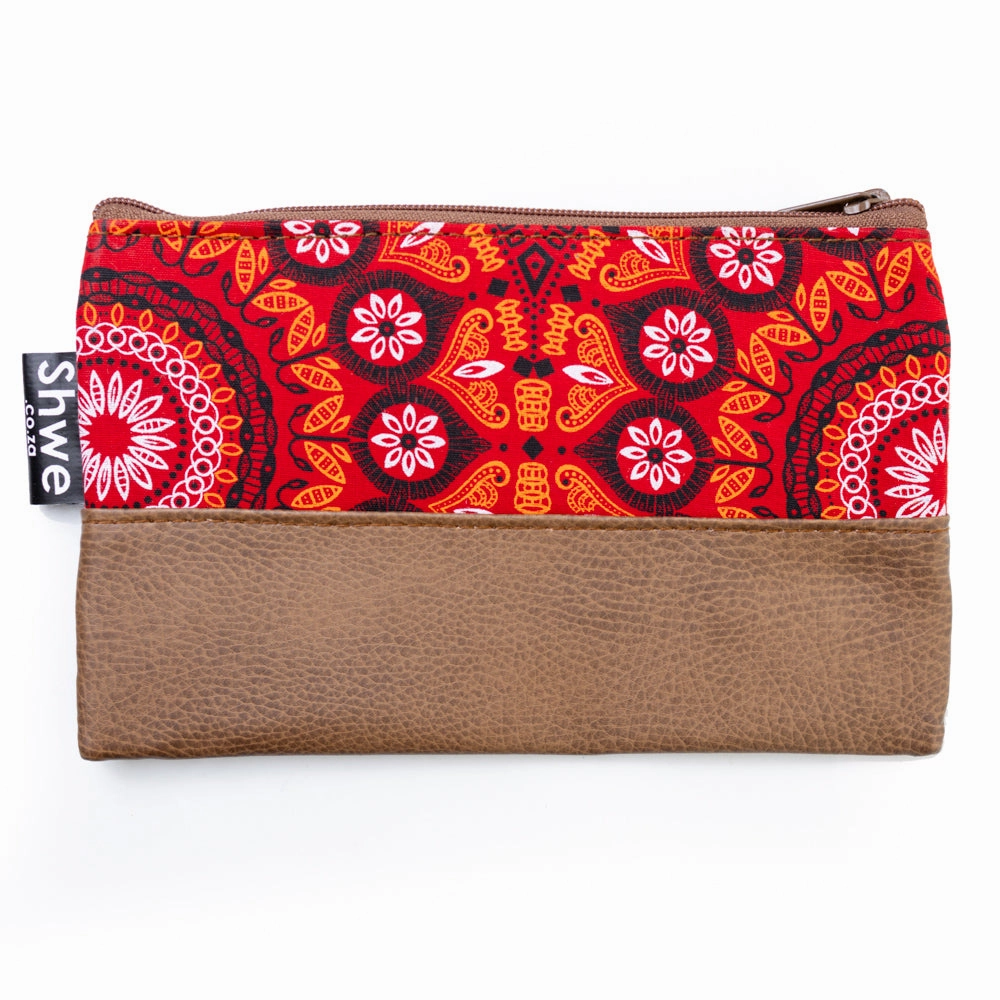 Shwe Shwe Mexico Leather Look Clutch
