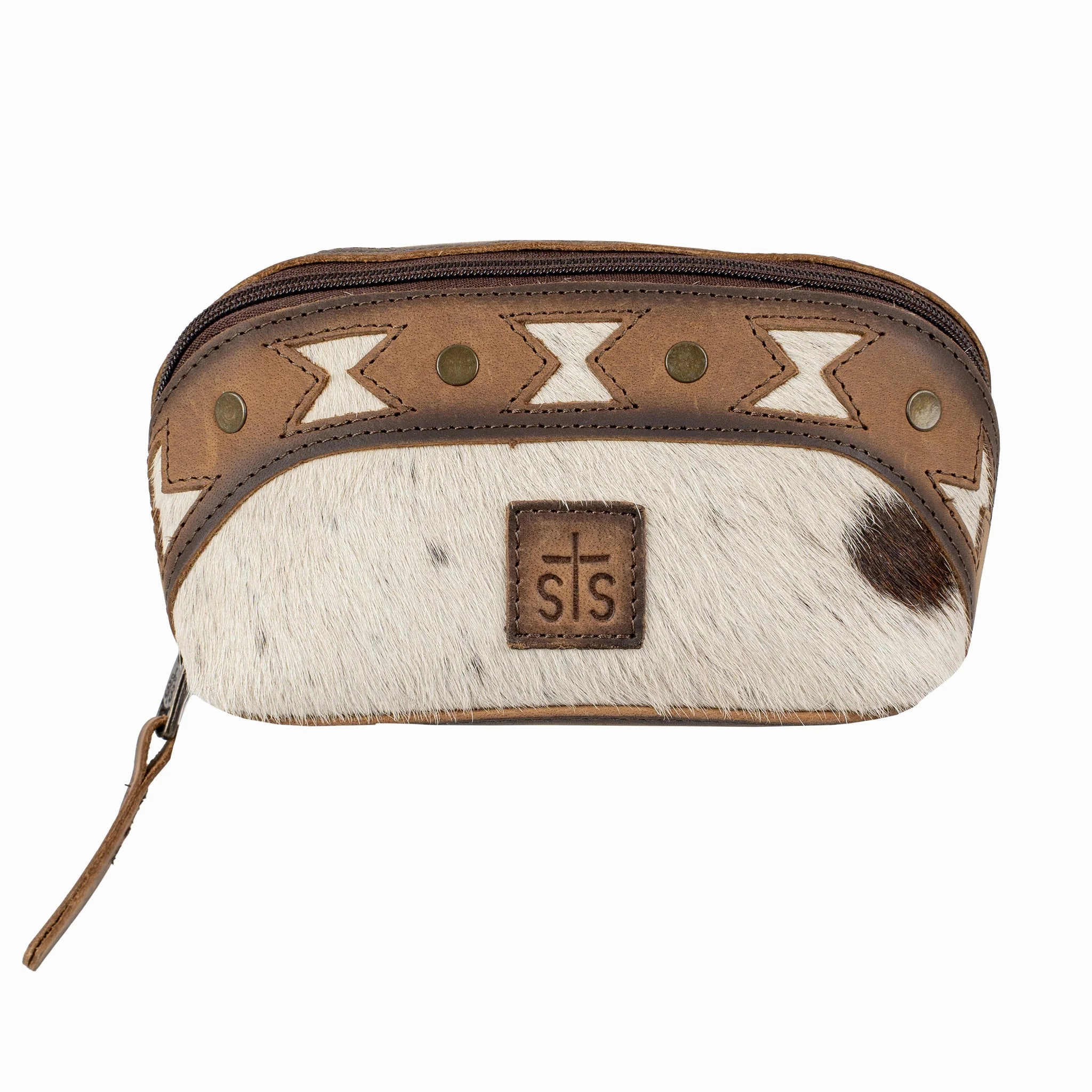STS Ranchwear Roswell Cowhide Belle Makeup Bag