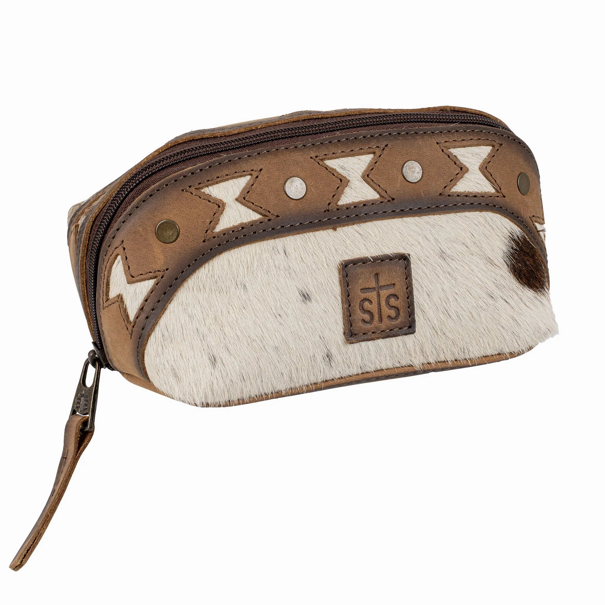 STS Ranchwear Roswell Cowhide Belle Makeup Bag