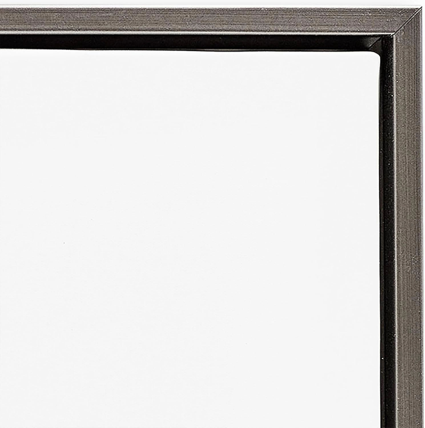 Stupell Industries Lipstick Kiss Pattern Framed Floater Canvas Wall Art Design by Daphne Polselli