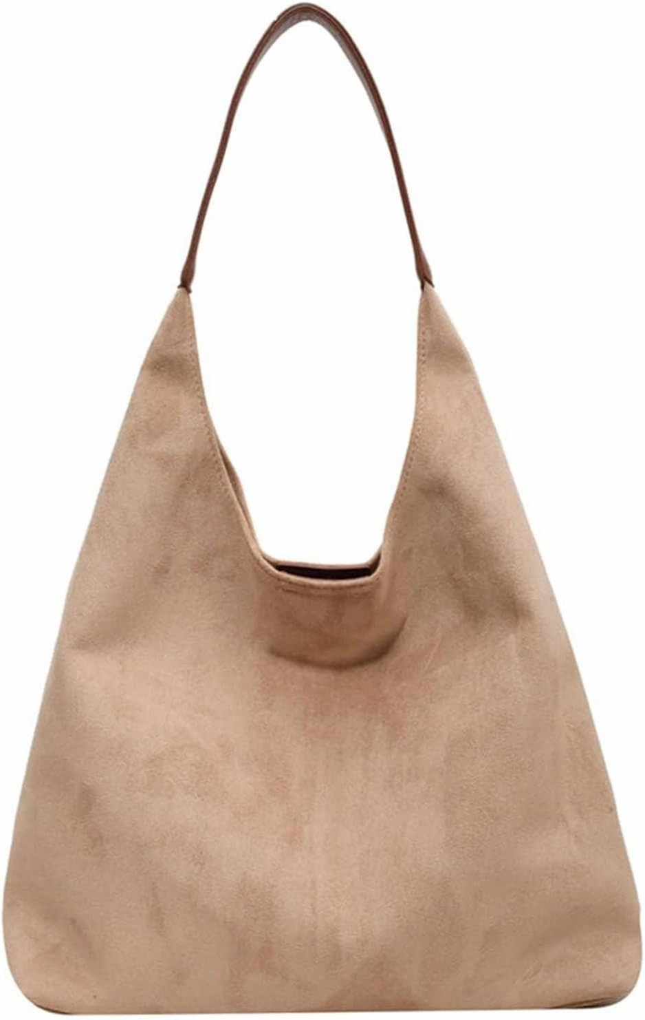 Suede Tote Bags for Women, Slouchy Faux Suede Bag Hobo Handbags, Suede Purse Shoulder Bag