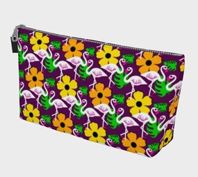 The Betty | Makeup Bag | Flamingo Vibes (Purple)
