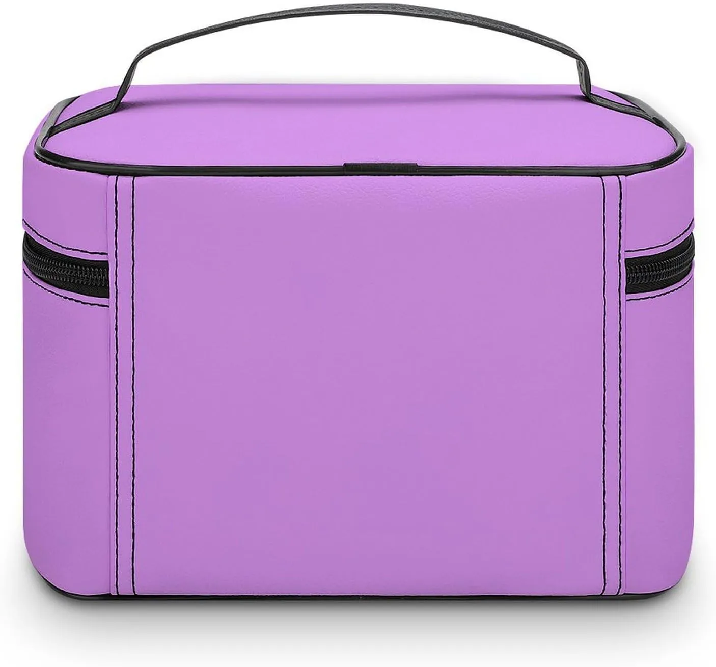 Travel Makeup Bag, Bright Lilac (Solid Color) Cosmetic Bags for Women Large Capacity Waterproof Toiletry Bag Make up Organizer