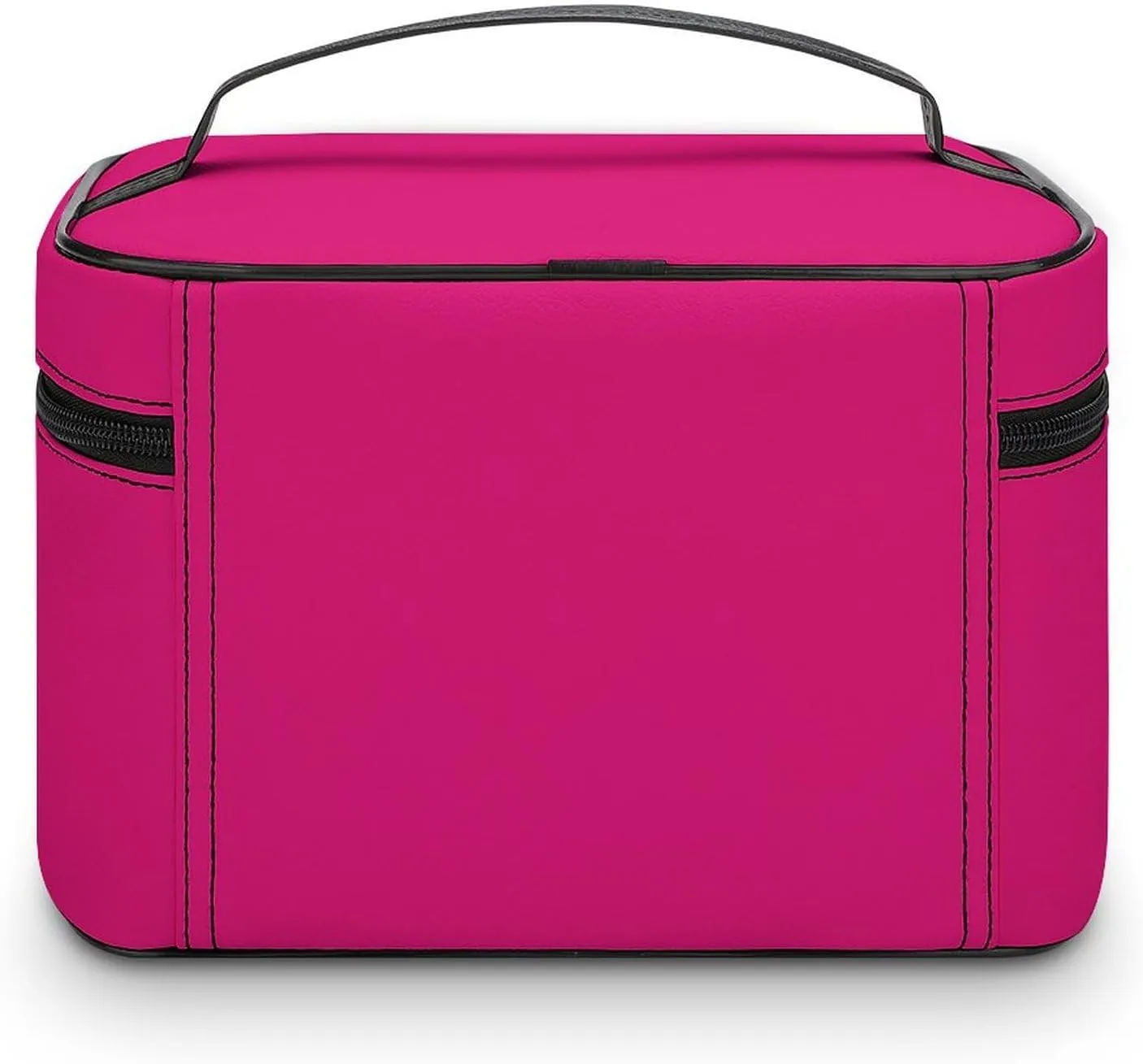 Travel Makeup Bag, Bright Pink Cosmetic Bags for Women Large Capacity Waterproof Toiletry Bag Make up Organizer