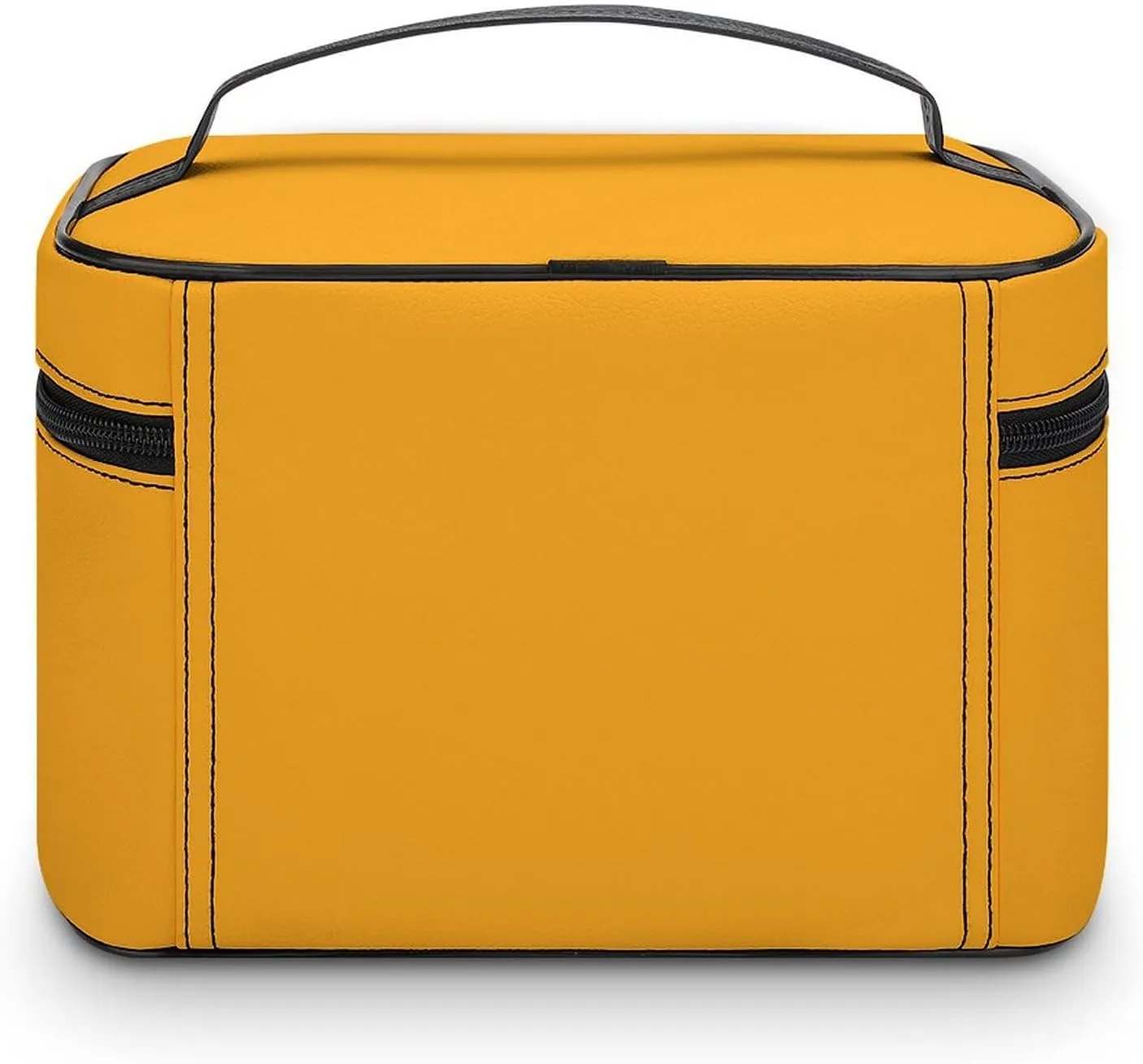 Travel Makeup Bag, Bright Yellow (Solid Color) Cosmetic Bags for Women Large Capacity Waterproof Toiletry Bag Make up Organizer