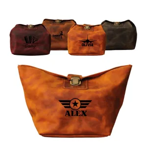 Travel Toiletry Bag for Women, Makeup Bag, Travel Bag, Leather Toiletry Bag, Make Up Bag, Women Custom Dopp Kit, Personalized Gifts Makeup Travel Bag, Makeup Pouch Leather Travel Bag