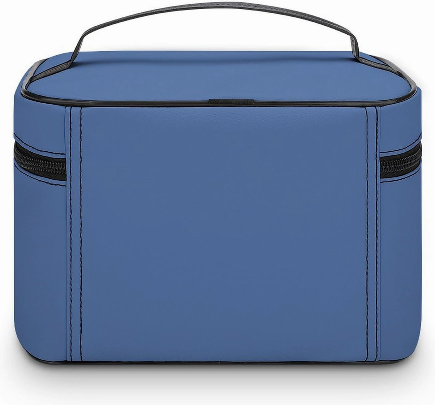 Travel Makeup Bag, Blue (Solid Color) Cosmetic Bags for Women Large Capacity Waterproof Toiletry Bag Make up Organizer