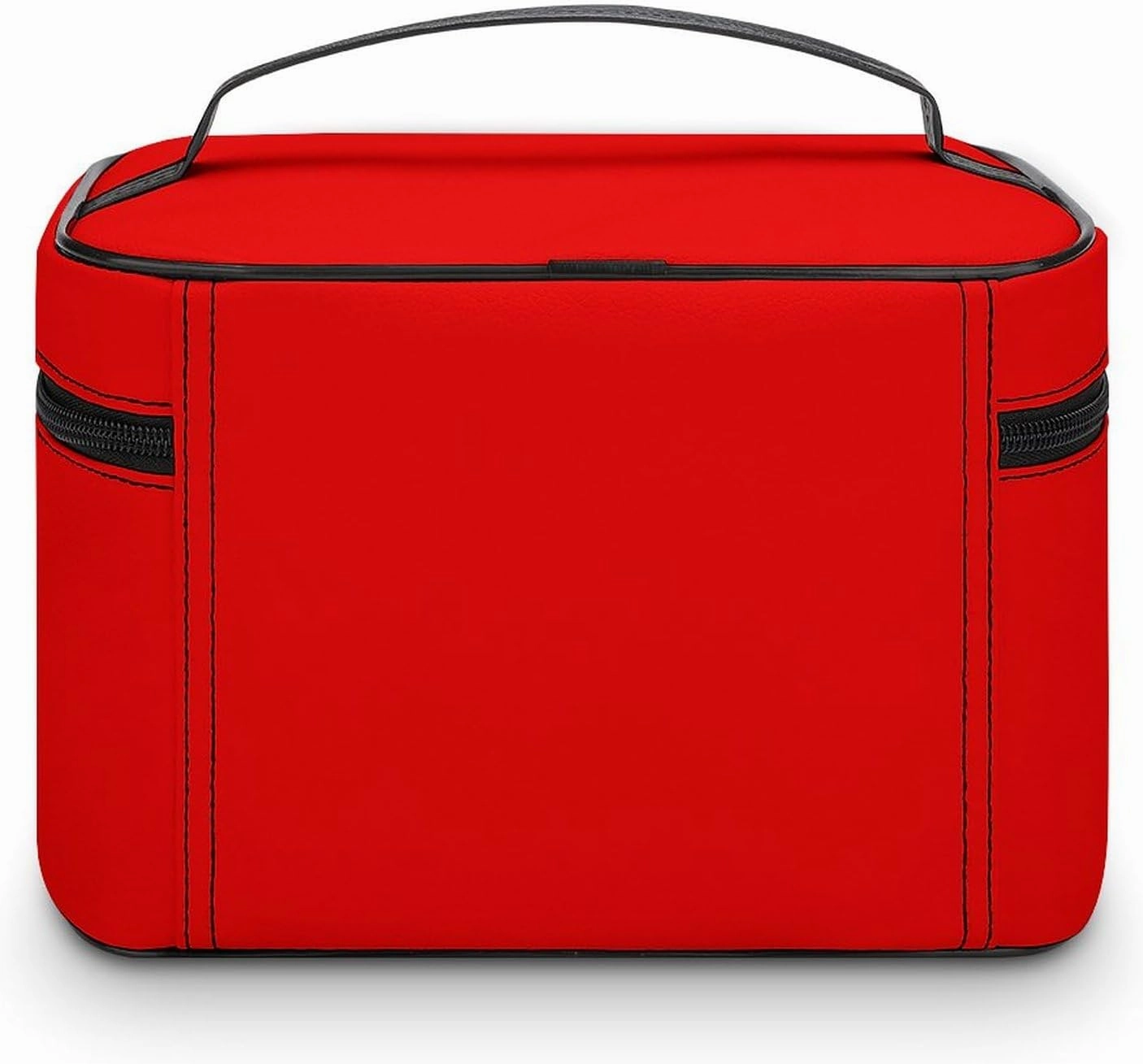 Travel Makeup Bag, Bright Red Cosmetic Bags for Women Large Capacity Waterproof Toiletry Bag Make up Organizer