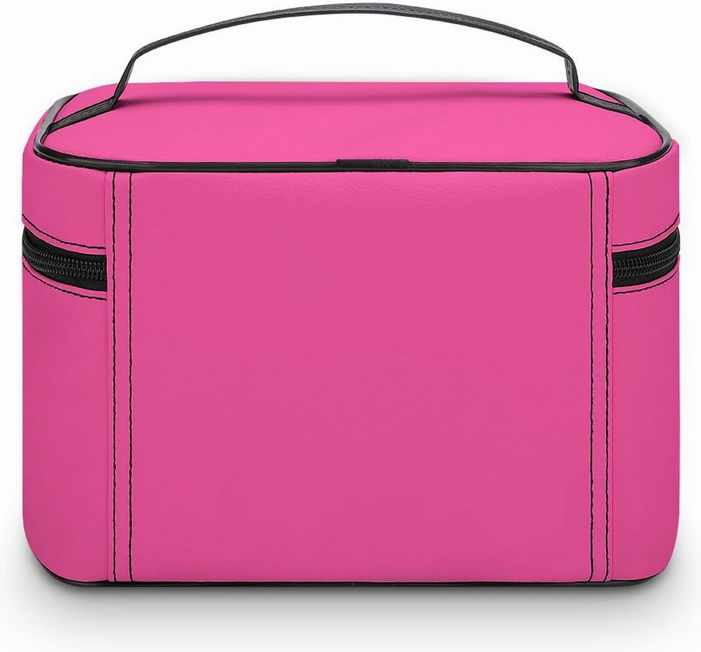Travel Makeup Bag, Brilliant Rose (Solid Color) Cosmetic Bags for Women Large Capacity Waterproof Toiletry Bag Make up Organizer