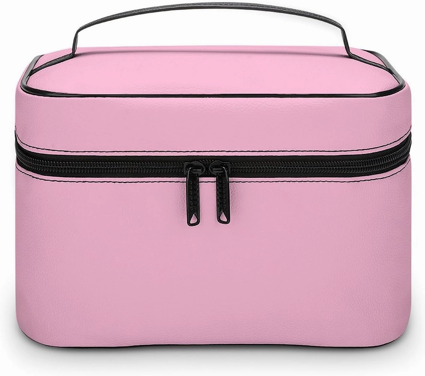 Travel Makeup Bag, Candy Pink Modern Trendy Minimalist Cosmetic Bags for Women Large Capacity Waterproof Toiletry Bag Make up Organizer