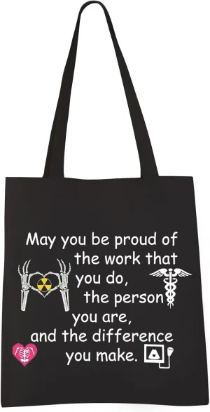 VAMSII X-ray Tech Tote Bag - Radiology & Rad Tech Gifts