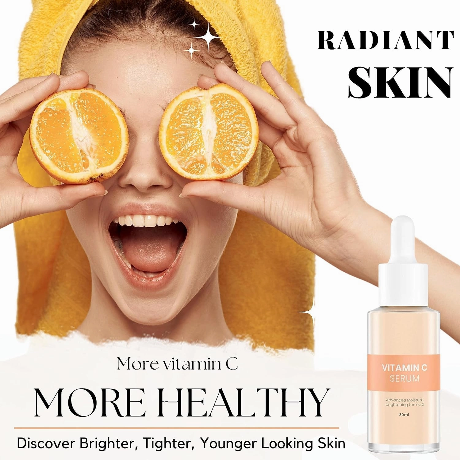 Vitamin C Serum - Powerful Antioxidant for Youthful and Healthy Skin - Enhance Your Natural Radiance - Restore Youthful Vitality to Your Skin (1 Pack)