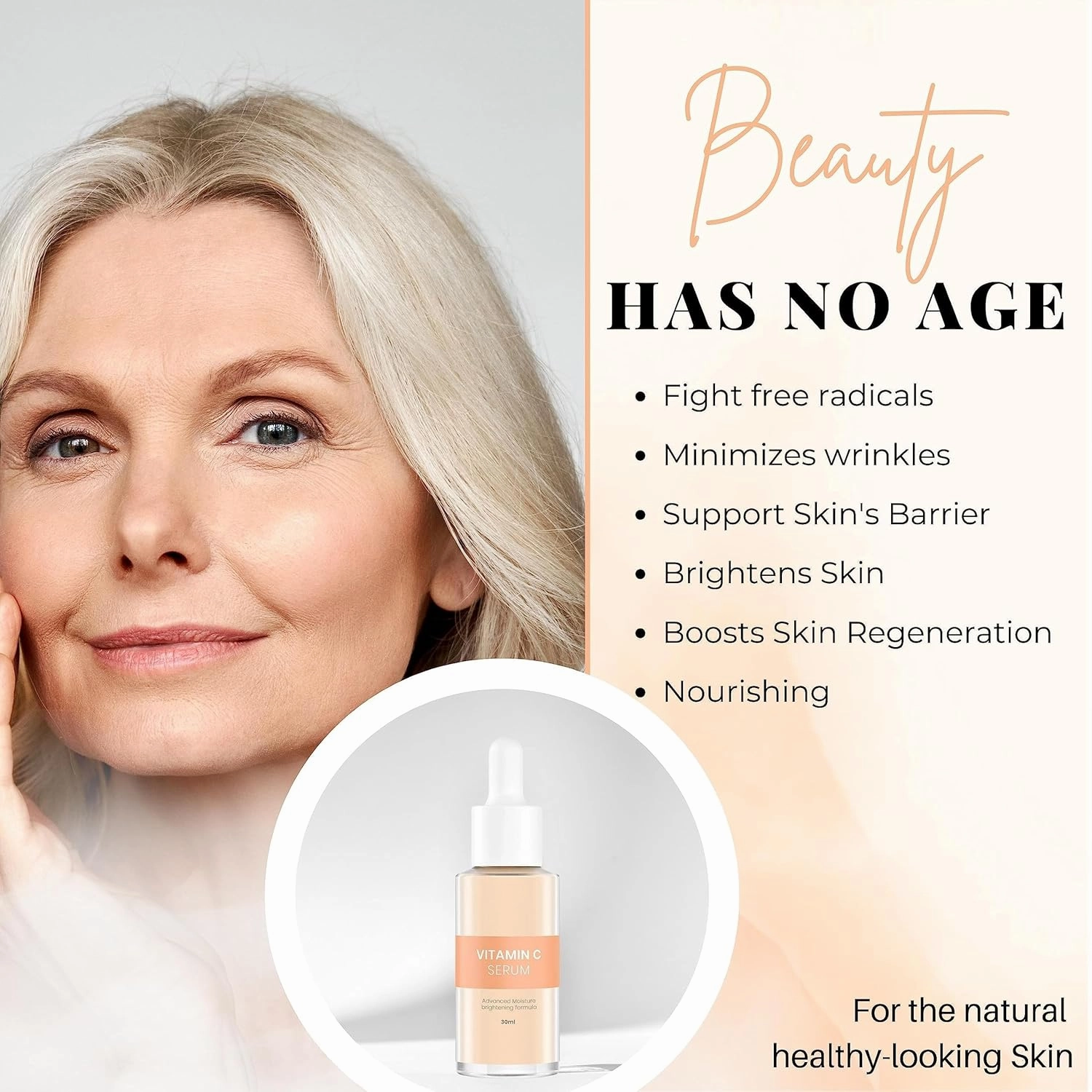 Vitamin C Serum - Powerful Antioxidant for Youthful and Healthy Skin - Enhance Your Natural Radiance - Restore Youthful Vitality to Your Skin (1 Pack)