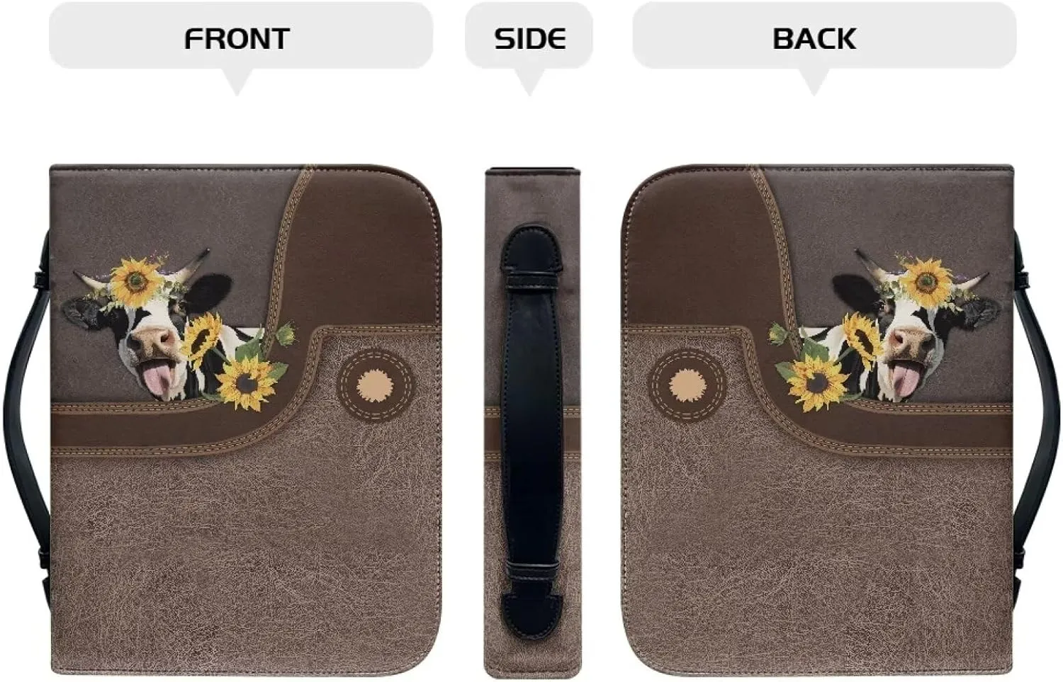 Waterproof Bible Carrying Bag Bible Case and Organizer Church Protector for Women Men