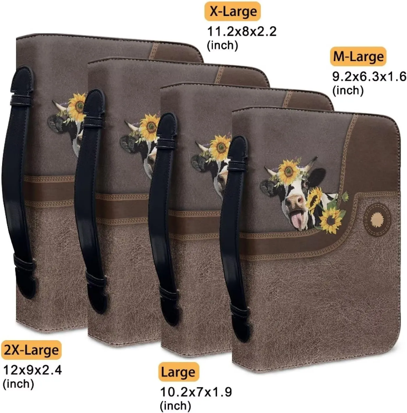 Waterproof Bible Carrying Bag Bible Case and Organizer Church Protector for Women Men
