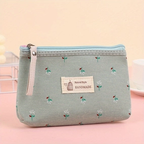 Waterproof Printed Makeup Bag Small Zipper Wash Bag