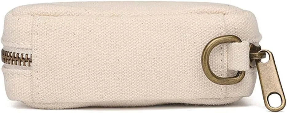 Women's Makeup Bag Cotton Canvas Wristband Bag Lightweight and Stylish Ideal for Travel and Daily Use