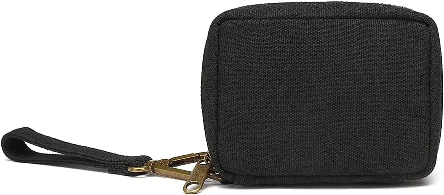Women's Makeup Bag Cotton Canvas Wristband Bag Lightweight and Stylish Ideal for Travel and Daily Use