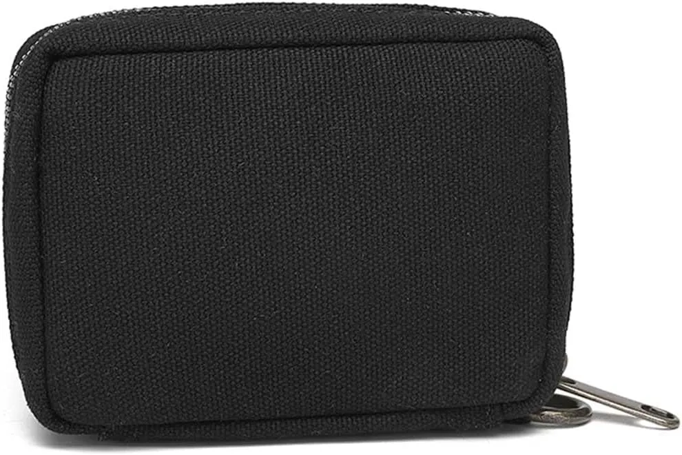 Women's Makeup Bag Cotton Canvas Wristband Bag Lightweight and Stylish Ideal for Travel and Daily Use