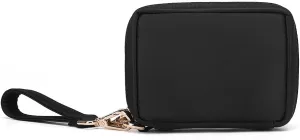 Womens Makeup Bag Wristband Bag Cotton Canvas Nylon Pouch Lightweight Ideal for Travel and Everyday Use