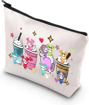 WSNANG K-POP Gift Korean Group Makeup Bag Korean Group Character Cosmetic Bag KPOP Music Lover Gift Fans Gift (Twic bag)