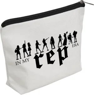 WZJHCL Reputation Inspired Makeup Pouch Music Lover Gift Song Lyrics Cosmetic Kit Singer Fans Gift Newspaper Concert Gift Music Inspired Storage Organizer Pouch Bag (Singer)