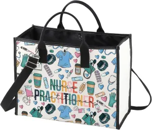 WZMPA Nurse Practitioner Cosmetic Bag - Medical NP Gift, Graduation Makeup Zipper Pouch for Appreciation (Nurse Practitioner-TB)