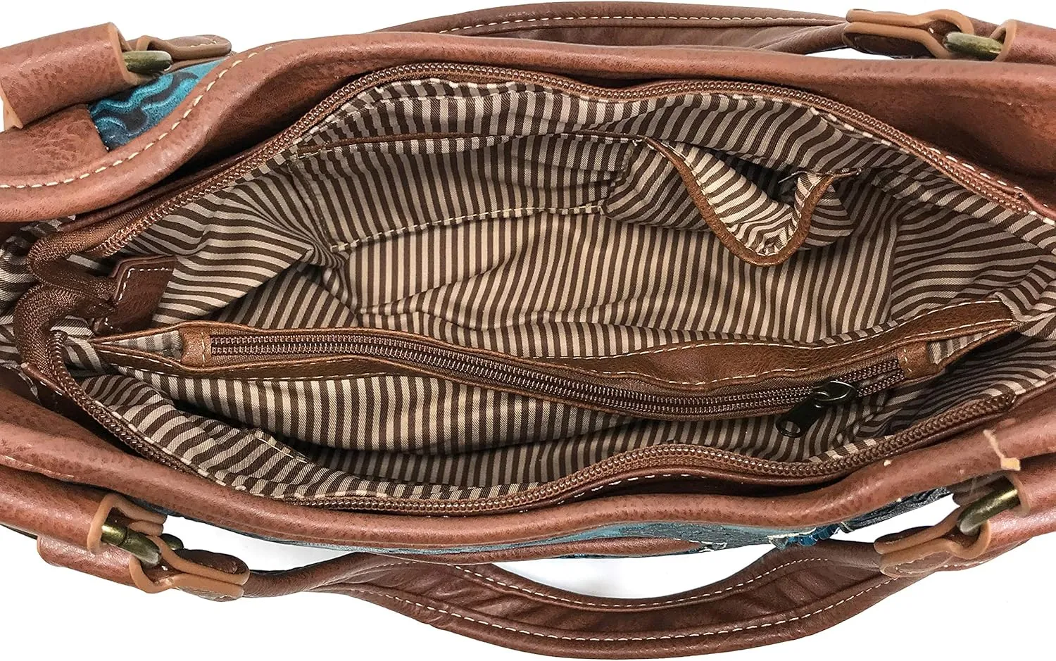 Zelris Dakota Dales Pony Horse Embroidery Mane Western Country Women Conceal Carry Tote Purse Handbag