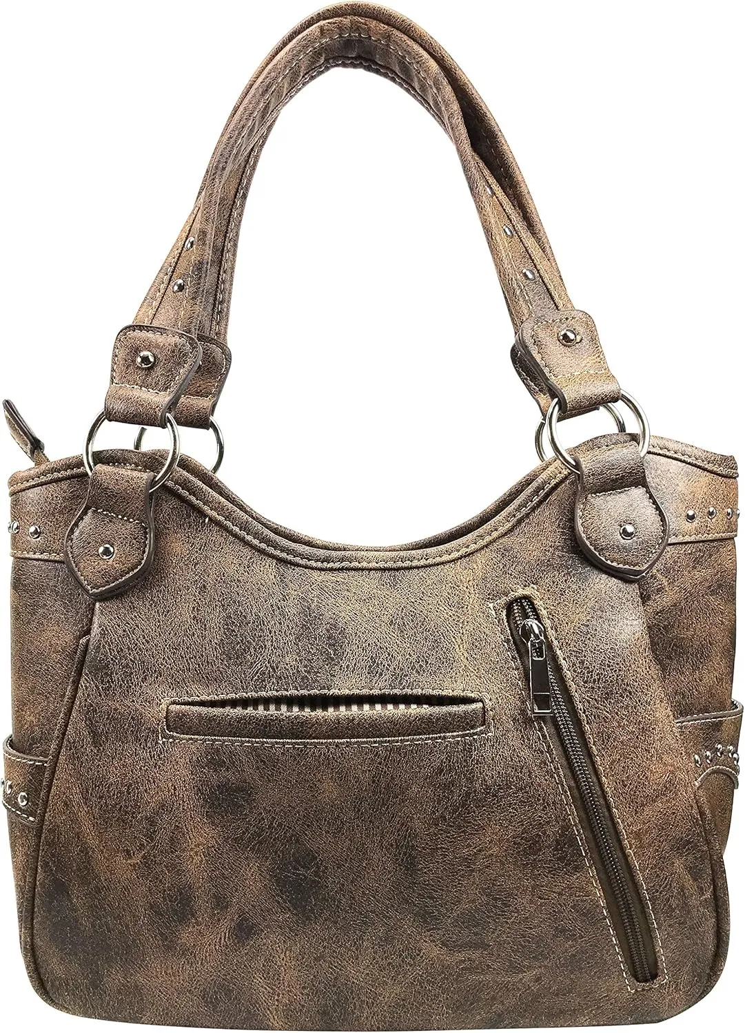 Zelris Dakota Dales Pony Horse Embroidery Mane Western Country Women Conceal Carry Tote Purse Handbag