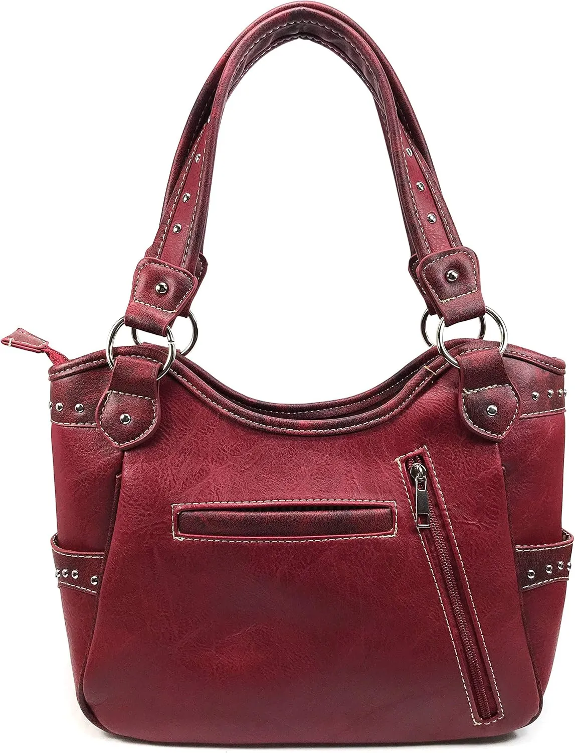 Zelris Dakota Dales Pony Horse Embroidery Mane Western Country Women Conceal Carry Tote Purse Handbag
